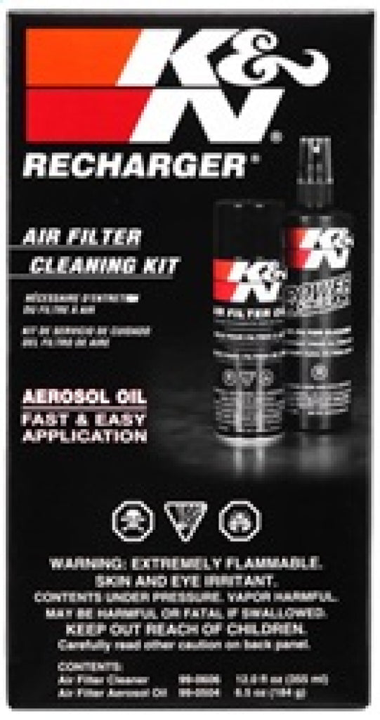 K&N Engineering Aerosol Oil Recharger Service Kit for Oiled Cotton Air Filters - Part Number KN99-5000
