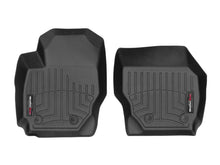 Load image into Gallery viewer, WeatherTech FloorLiner DigitalFit Front Floor Mats for 2009–2013 Volvo S80, Black – Part Number wet442321