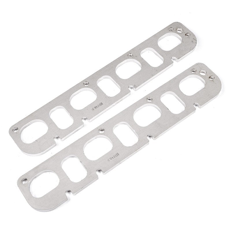 Stainless Works Hemi 5.7L/6.1L/6.4L D-Port Shaped Header Exhaust Flanges - 1-7/8 inch Primaries