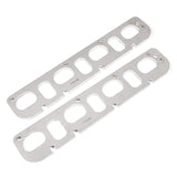 Stainless Works Hemi 5.7L/6.1L/6.4L D-Port Shaped Header Exhaust Flanges - 1-7/8 inch Primaries