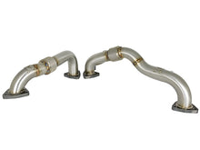 Load image into Gallery viewer, aFe Twisted Steel Header Up-Pipe for 2008-2010 Ford F-250 Super Duty 6.4L Diesel Trucks