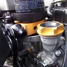 Load image into Gallery viewer, Mishimoto Oil Sandwich Plate with Rear-Mounted Thermostat for Enhanced Oil Temperature Control