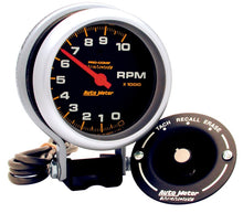 Load image into Gallery viewer, AutoMeter Pro-Comp 3-3/4 Inch Tachometer with Peak Memory and Shift Light - Model atm6601