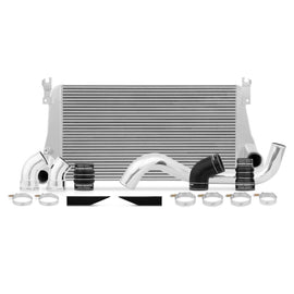 Mishimoto 2006-2010 Chevy 6.6L Duramax Intercooler Kit with Polished Aluminum Piping and Bar-and-Plate Core
