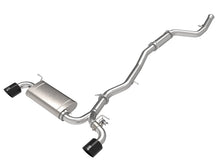 Load image into Gallery viewer, aFe Power Takeda 2021-2024 Toyota Supra 2.0L Cat-Back Exhaust System with Black Tips - 2.5 to 3 Inch Mandrel-Bent Stainless Steel