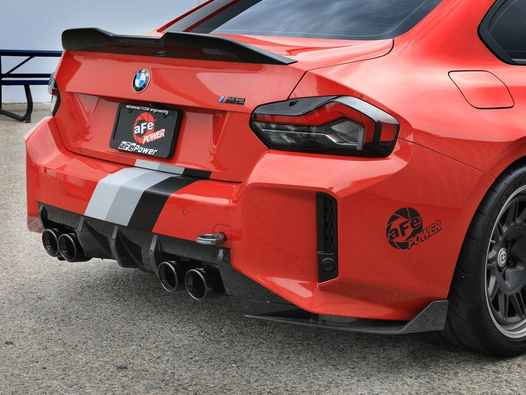aFe - MACH Force-Xp Cat-Back Exhaust System with Black Tips for 23-25 BMW M2 (G87) - 49-36353-B
