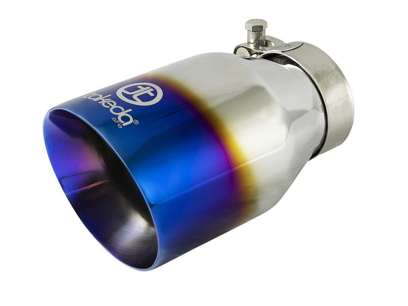 aFe Takeda 2-1/2 inch to 3 inch Stainless Steel Cat-Back Exhaust with Blue Flame Tips for Hyundai Veloster 2013-2017