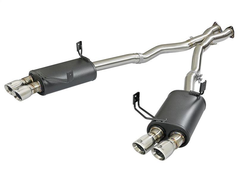 aFe MACH Force-Xp 2-1/2 inch Stainless Steel Cat-Back Exhaust System for BMW Z4 M Coupe (E86) 2006-2008