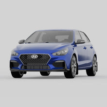 Load image into Gallery viewer, Rally Armor 19-21 Hyundai Elantra GT N Line UR Mud Flap with Red Logo - Black