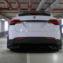 Load image into Gallery viewer, Rally Armor 22-26 Tesla Model X Black UR Mud Flaps with Metallic Black Logo