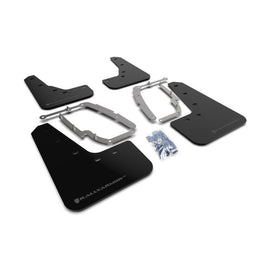 Rally Armor 17-23 Tesla Model 3 Black UR Mud Flap with Dark Grey Logo