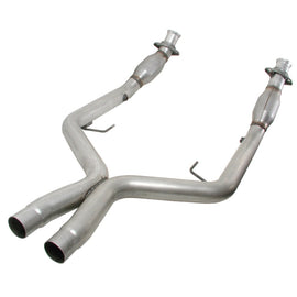 BBK 05-10 Ford Mustang 4.6L V8 High Flow X Pipe with Catalytic Converters - 2-3/4 inch