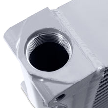 Load image into Gallery viewer, Mishimoto Heavy-Duty 17-Inch Oil Cooler with Same-Side Outlets - Silver