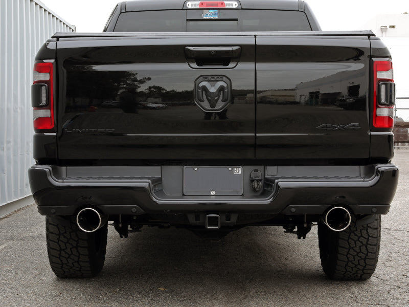 aFe Gemini XV 3-inch 304 Stainless Steel Cat-Back Exhaust System with Cut-Out for Ram 1500 2019-2021 V8 5.7L HEMI