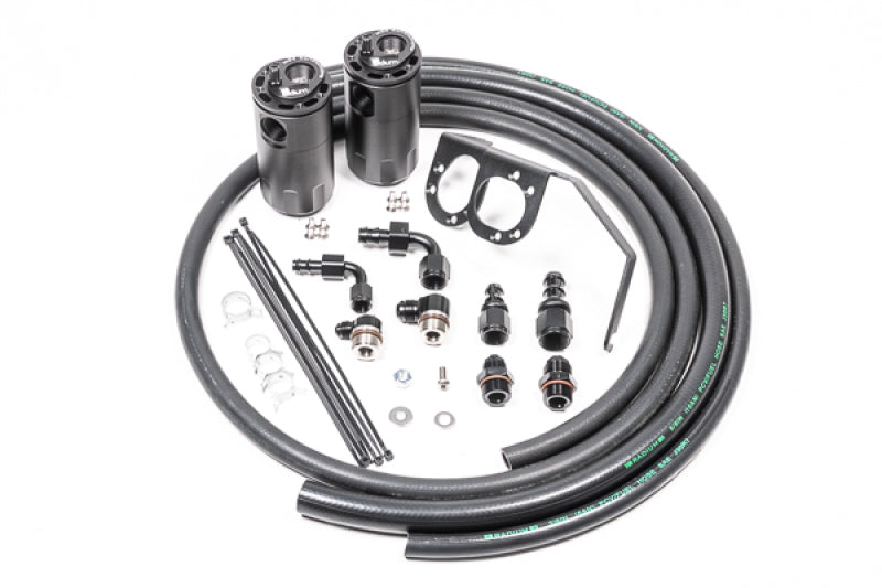 Radium Engineering Dual Catch Can Kit for 2015-2021 Subaru WRX with Fluid Lock System
