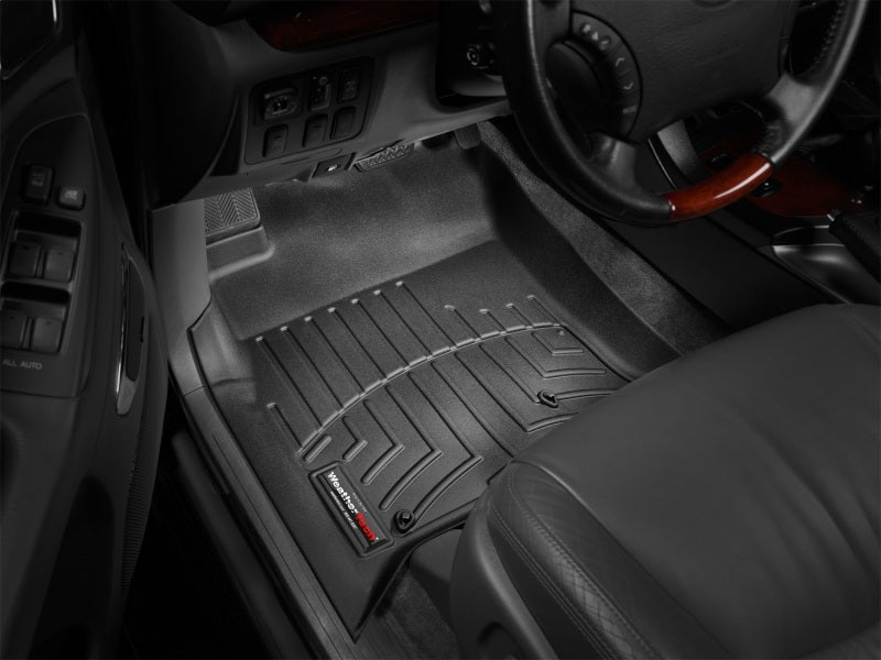 WeatherTech FloorLiner DigitalFit Front Floor Mats, Black, for 2003-2009 Lexus GX470 - Part WET440701