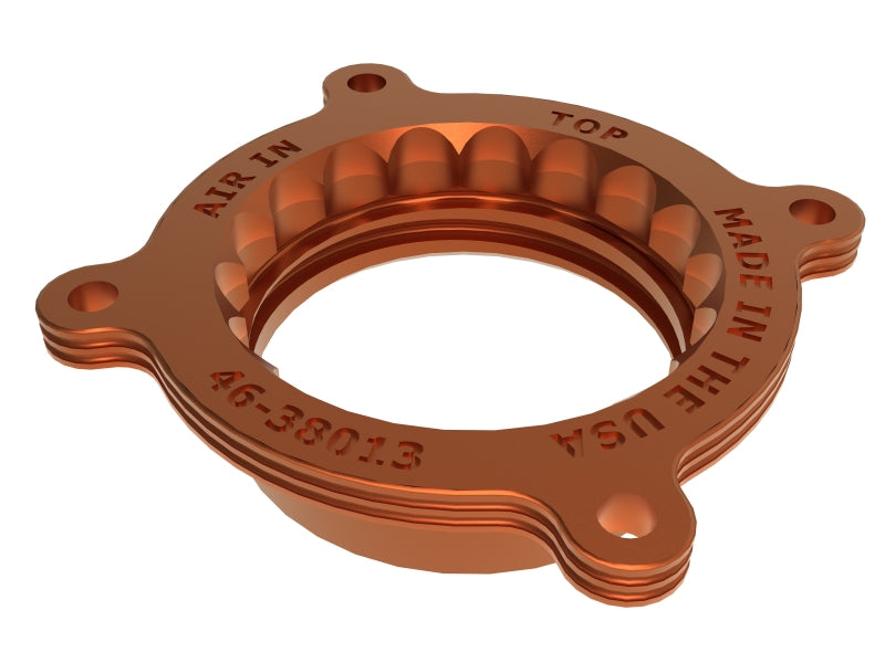 aFe Silver Bullet Throttle Body Spacer Kit for Toyota GR86 and Subaru BRZ 22-25, H4-2.4L - Orange