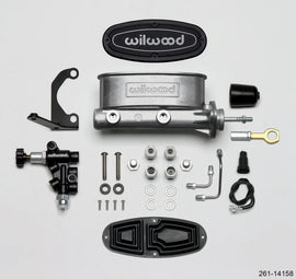 Wilwood HV Tandem Master Cylinder Kit with Proportioning Valve for Early Ford Mustang, 15/16-inch Bore