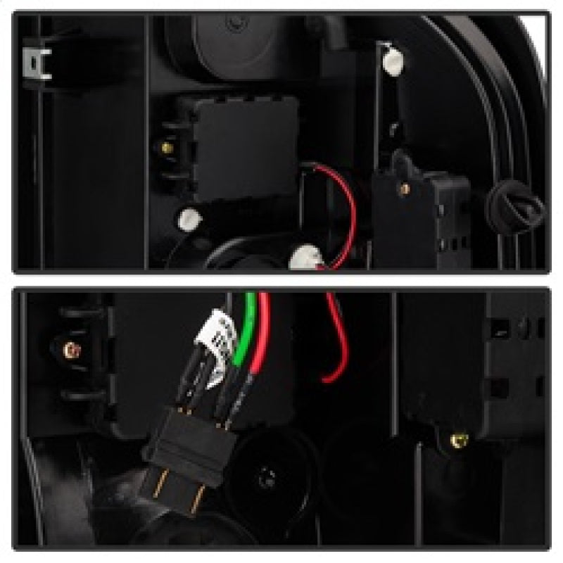 Spyder Chevy Silverado 07-13 LED Tail Lights in Red Smoke - Enhance Your Vehicle's Look