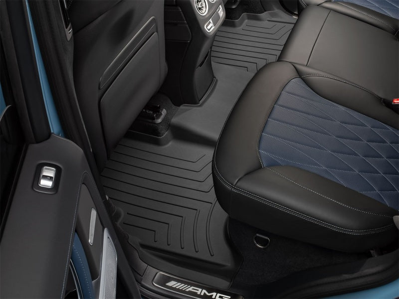 WeatherTech FloorLiner HP Rear Floor Mats, Black, Part Number WET4415092IM, for 2021-2024 Mercedes-Benz G-Class and AMG G 63
