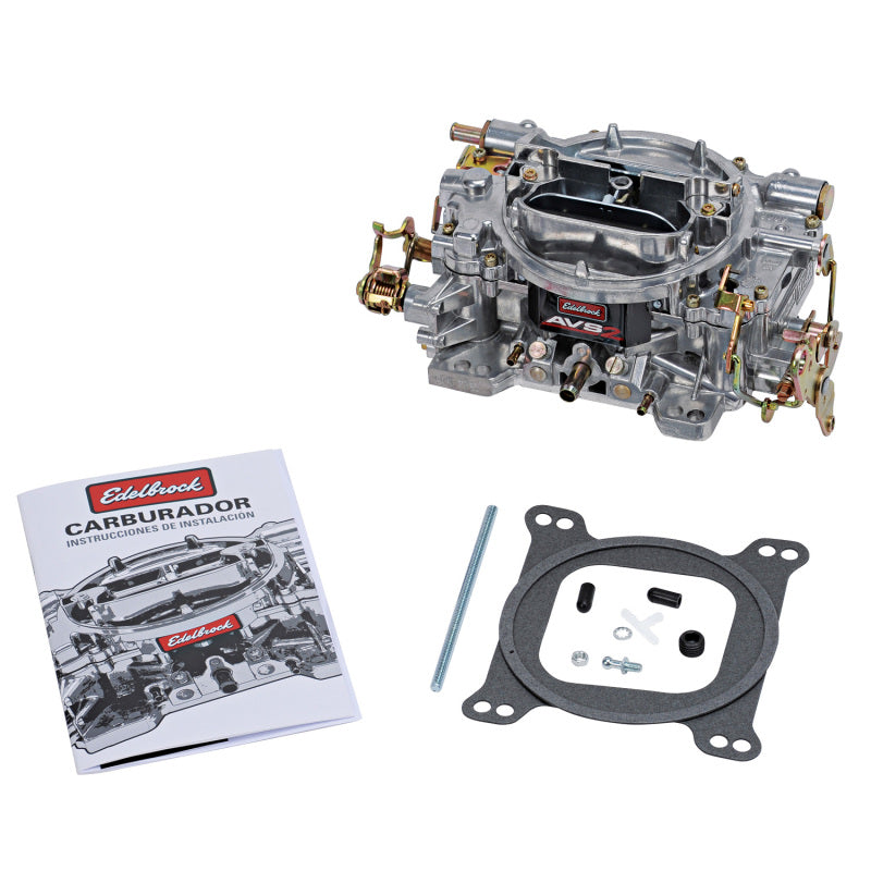 Edelbrock AVS2 500 CFM Carburetor with Manual Choke for Small-Block Engines