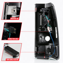 Load image into Gallery viewer, ANZO 2003-2006 Chevy Silverado 1500 LED Taillights with Smoke Lens and Black Housing