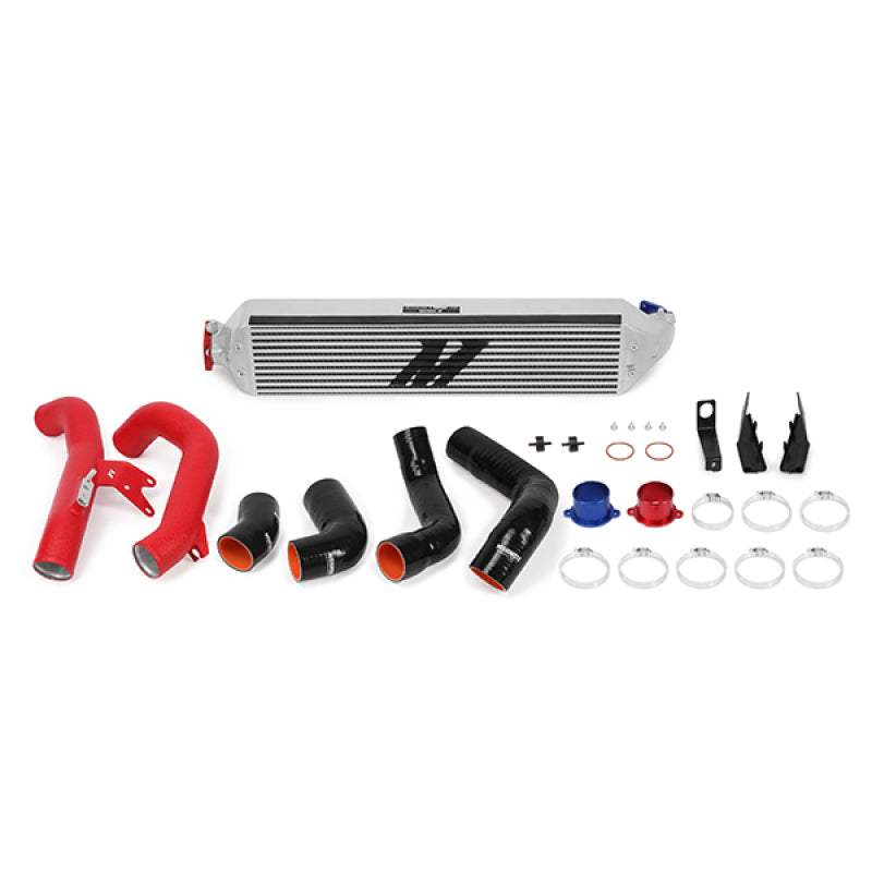 Mishimoto 2016+ Honda Civic 1.5T/Si Silver Intercooler Kit with Red Pipes