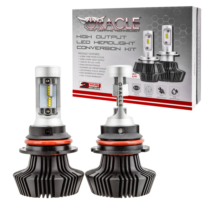 Oracle Lighting 9007 4000 Lumen LED Headlight Bulbs - 6000K for Enhanced Nighttime Visibility