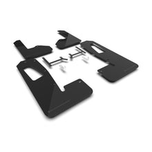 Load image into Gallery viewer, Rally Armor 22-26 Rivian R1S Black UR Mud Flap with Metallic Black Logo