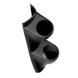 AutoMeter 79-93 Ford Mustang Dual 2-1/16 Inch Black Gauge Pod - Custom Mounting Solution for Enhanced Driver Visibility