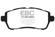 Load image into Gallery viewer, EBC Yellowstuff Front Brake Pads for Ford Fiesta 1.6L * High-Performance Street and Track Use