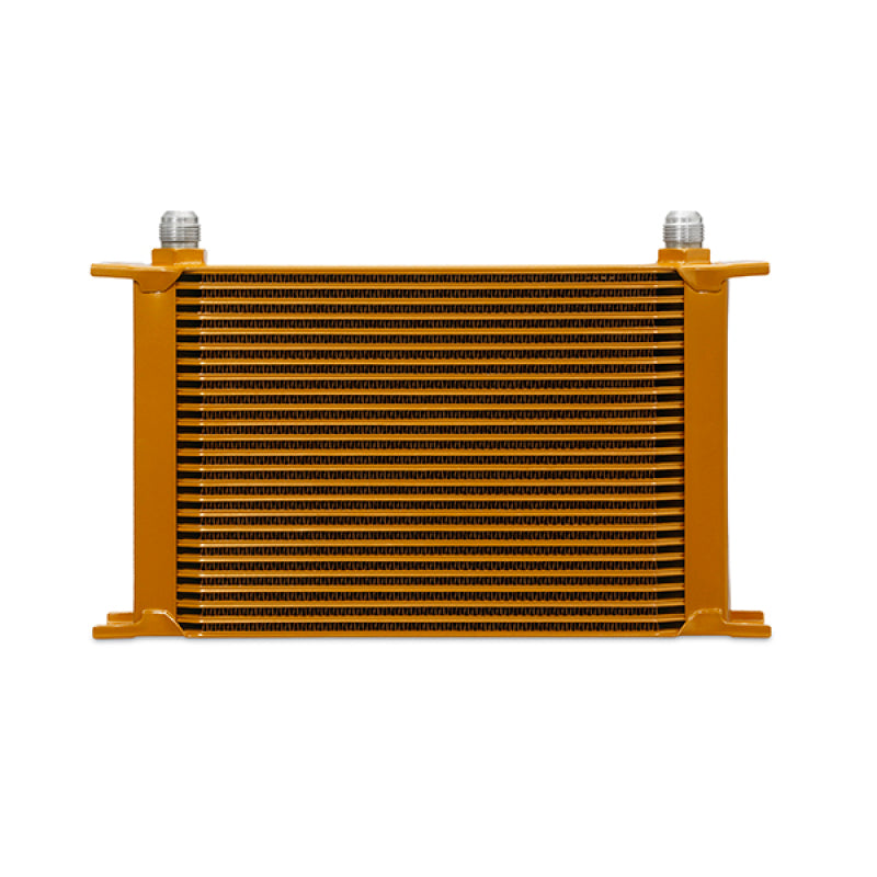 Mishimoto Universal 25-Row Oil Cooler - Gold for Ford Mustang (2018-2021)