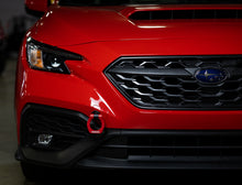 Load image into Gallery viewer, Mishimoto Racing Tow Hook for 2022+ Subaru WRX and 2018+ Crosstrek in Red