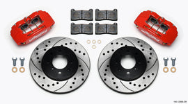 Wilwood DPHA Front Caliper & Rotor Kit for Honda/Acura with 262mm OE Rotor - Red Finish