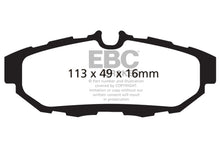 Load image into Gallery viewer, EBC Redstuff Ceramic Low Dust Rear Brake Pads for Ford Mustang 2010-2013