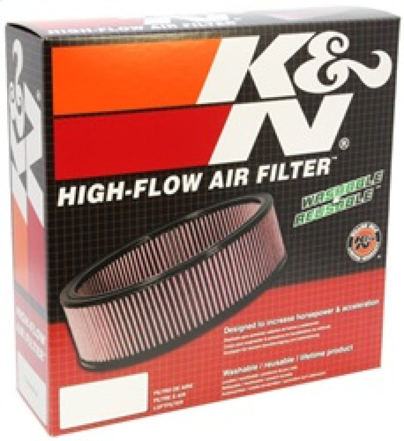 K&N Engineering Replacement High-Flow Air Filter for GM Cars and Trucks, V6 & V8 (Part #knnE-1450)