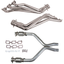 Load image into Gallery viewer, BBK 11-14 Ford Mustang V6 1-3/4 Long Tube Headers with High Flow Catted X-Pipe – Silver Ceramic Coated Performance Exhaust Kit