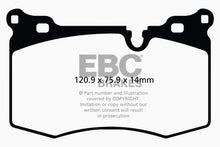 Load image into Gallery viewer, EBC Redstuff Ceramic Low Dust Front Brake Pads for Mini Cooper (Part No. EBCDP31854C)