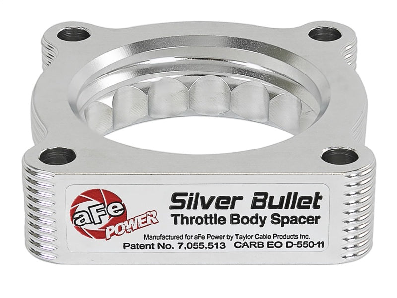 aFe Silver Bullet Throttle Body Spacer Kit for Toyota Tacoma V6 4.0L (2005-2015)