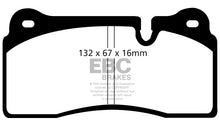 Load image into Gallery viewer, EBC Yellowstuff Rear Brake Pads for Audi R8 and Lamborghini Gallardo * Part Number ebcDP41127R