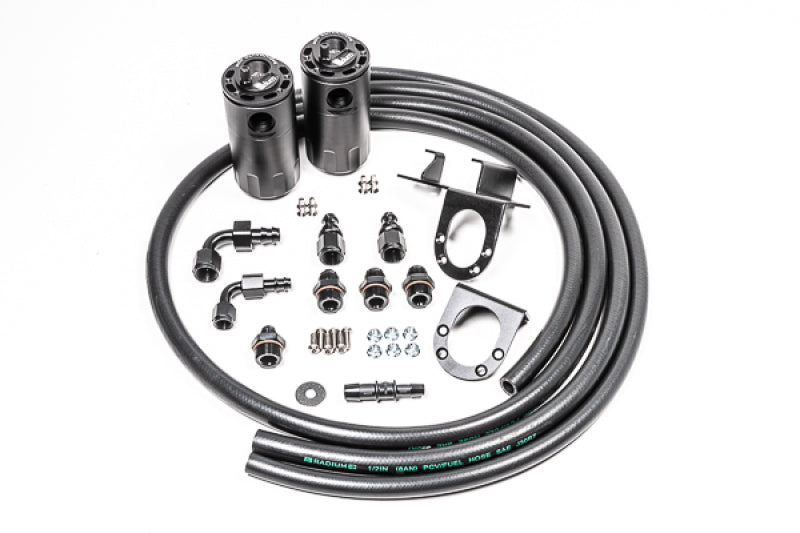 Radium Engineering Dual Catch Can Kit for Toyota Tundra 2007-2021 with Fluid Lock Technology