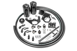 Radium Engineering Dual Catch Can Kit for Cadillac CTS-V (LSA Engine) - Part Number rad20-1564-FL