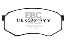 Load image into Gallery viewer, EBC DP41317R Yellowstuff Front Brake Pads for Toyota Tacoma and Pickup