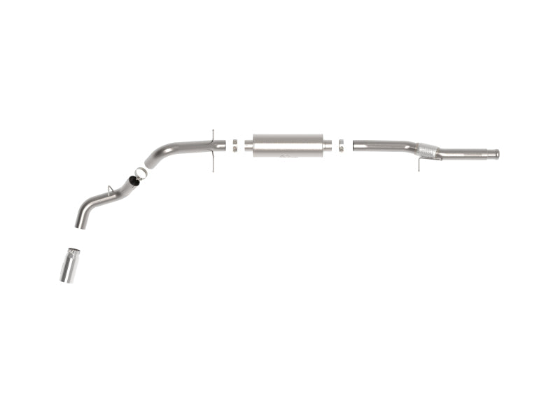aFe Apollo GT Series 4-inch 409 Stainless Steel Cat-Back Exhaust System with Polished Tip for GM Silverado/Sierra 1500 (2014-2016) V8-6.2L