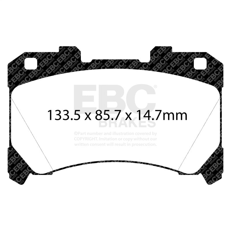 EBC Bluestuff NDX Front Brake Pads for 2023 Toyota GR Corolla - High Friction Sport and Race Material