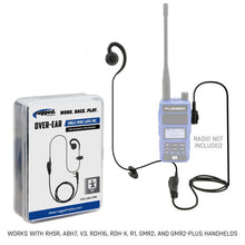 Load image into Gallery viewer, Rugged Radios RGDL-M-LT-RH Lapel Microphone with Ear Hook for Handheld Radios