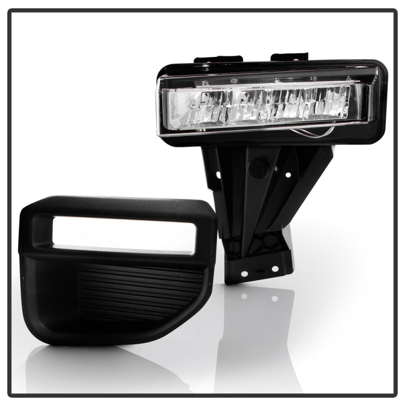 Spyder OEM Full LED Fog Lights with Switch for 2020 Ford F-250 and F-350 Super Duty - Clear