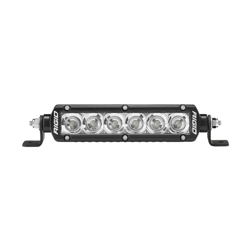 Rigid Industries 6-inch SR Series PRO Flood LED Light Bar - Single Row for Off-Road, Marine, and Industrial Use