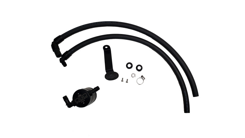 J&L JLT3115D-B Oil Separator 3.0 Driver Side, Black Anodized for 2022-2026 Toyota Tundra and 2023-2026 Toyota Sequoia