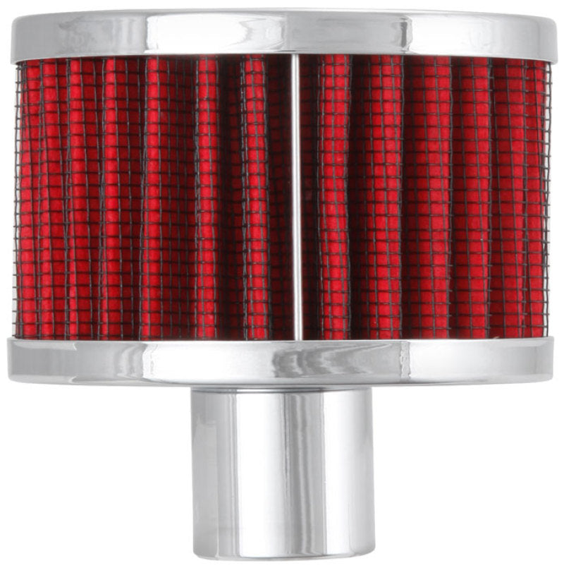 K&N Engineering 62-1170 Chrome Plated Steel Crankcase Vent Filter for Classic and Racing Engines